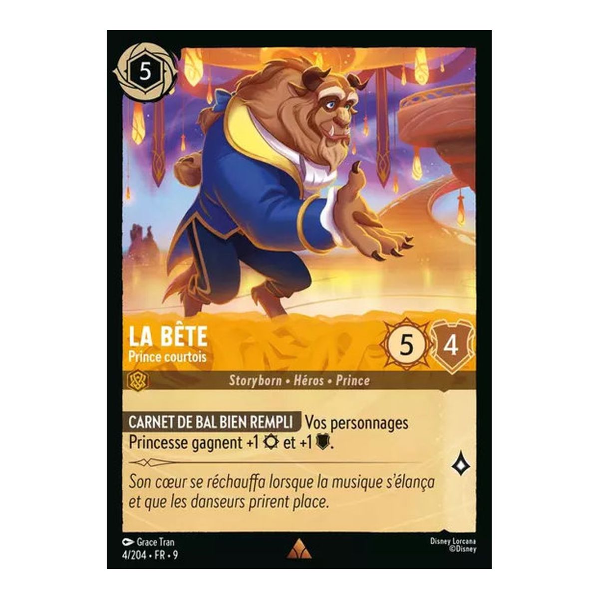 The Beast, Courteous Prince - 4/204 - FAB - Fabulous - Brilliant - Premium - French