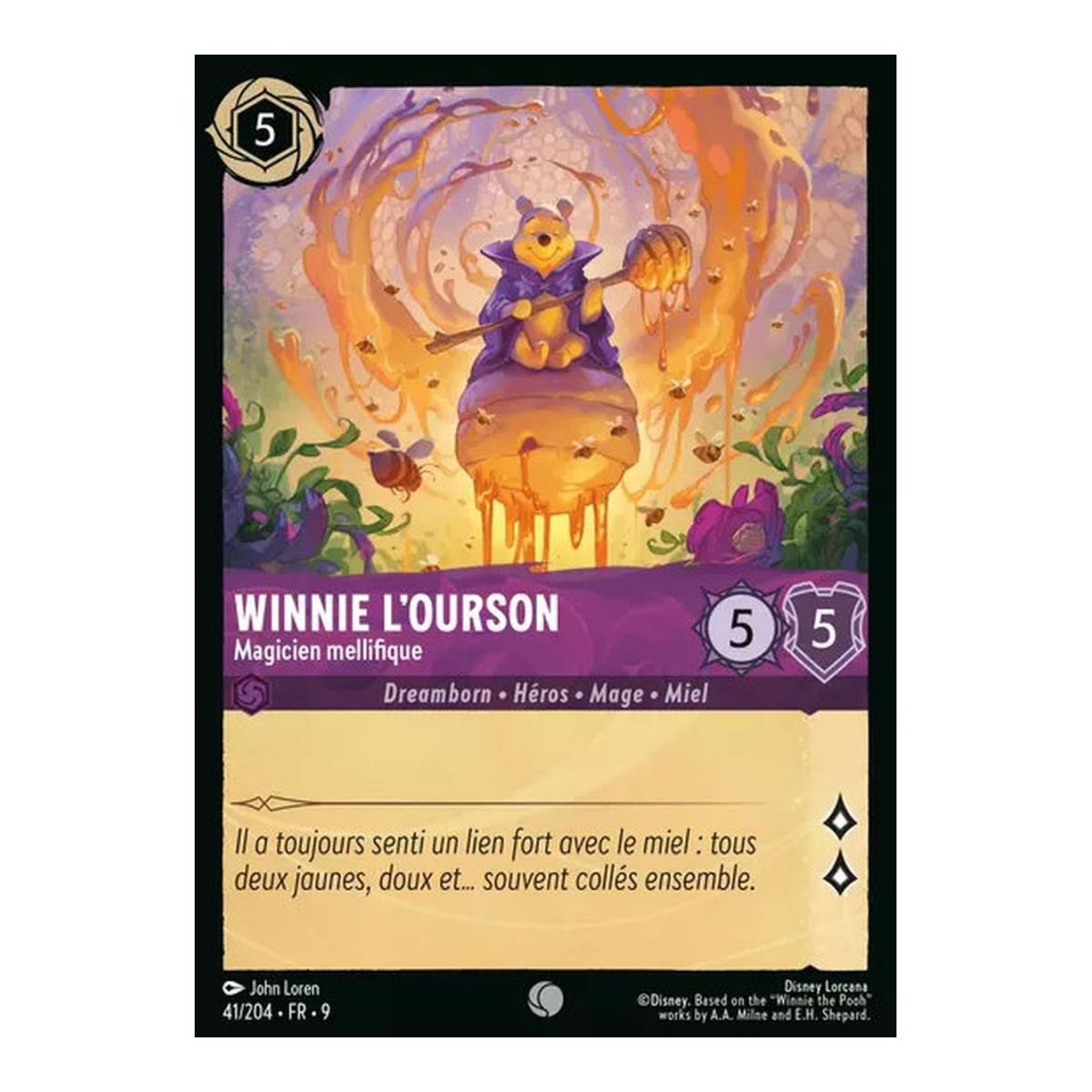 Winnie the Pooh, Honey Wizard - 41/204 - FAB - Fabulous - Common - French