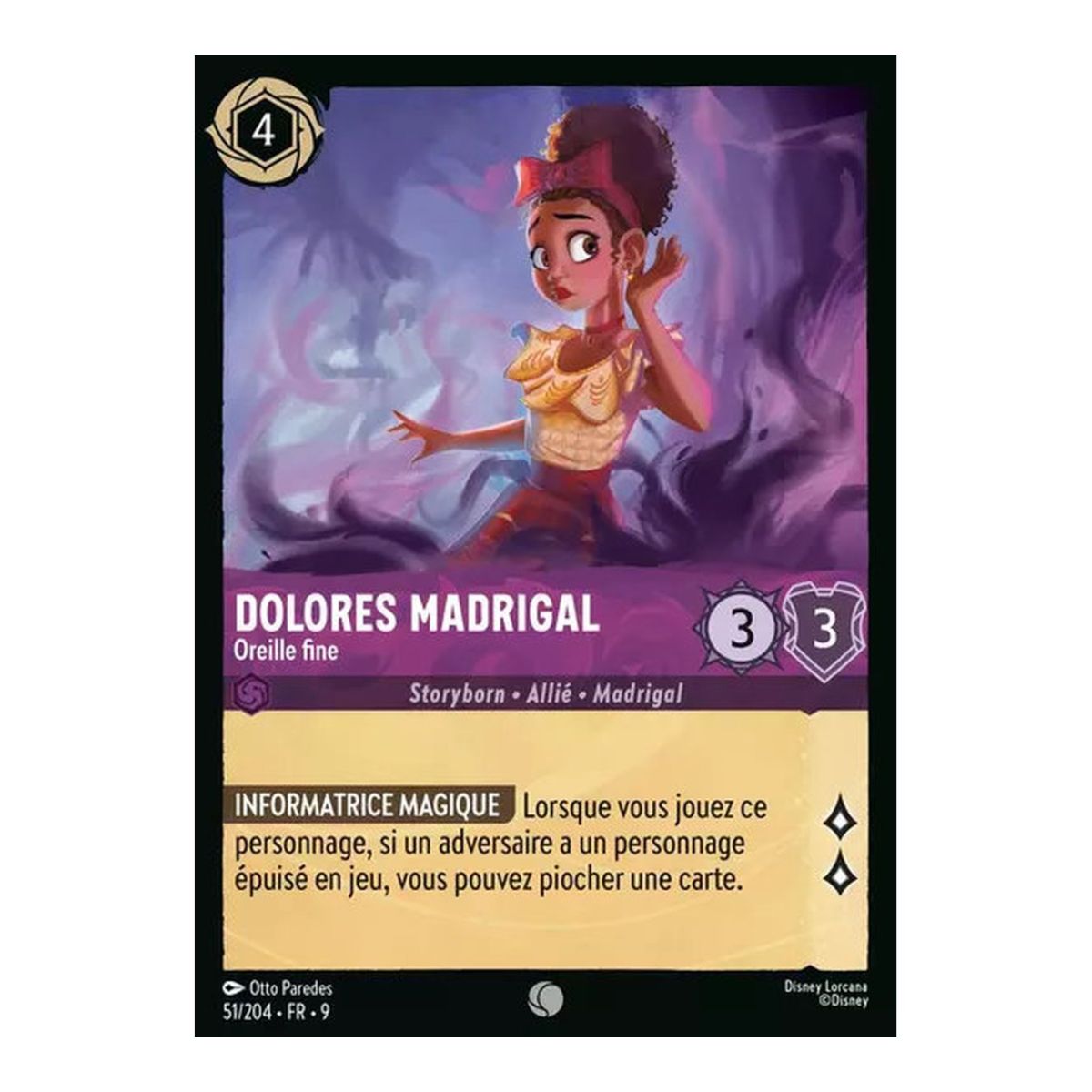 Dolores Madrigal, Fine Ear - 51/204 - FAB - Fabulous - Brilliant - Premium - French