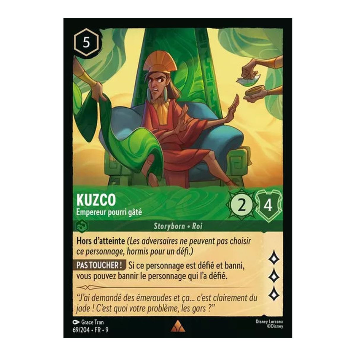 Kuzco, the Spoiled Emperor - 69/204 - FAB - Fabulous - Rare - French