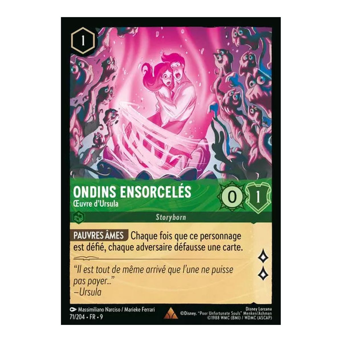 Enchanted Undines, Work by Ursula - 71/204 - FAB - Fabulous - Rare - French