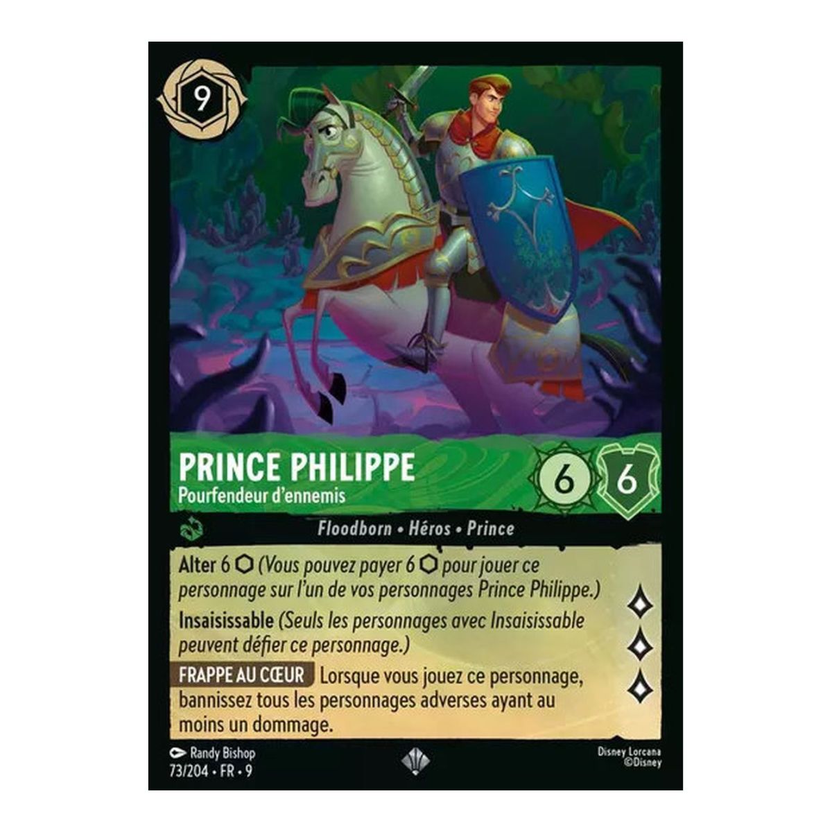 Prince Philip, Slayer of Enemies - 73/204 - FAB - Fabulous - Super Rare - French
