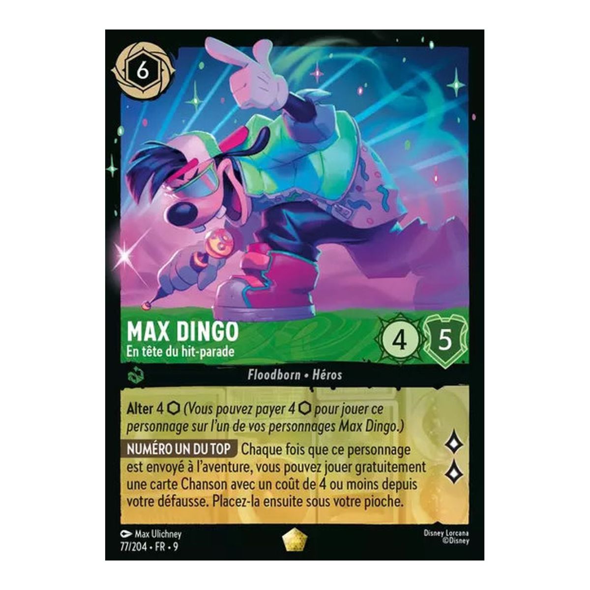 Max Dingo, Top of the charts - 77/204 - FAB - Fabulous - Legendary - French