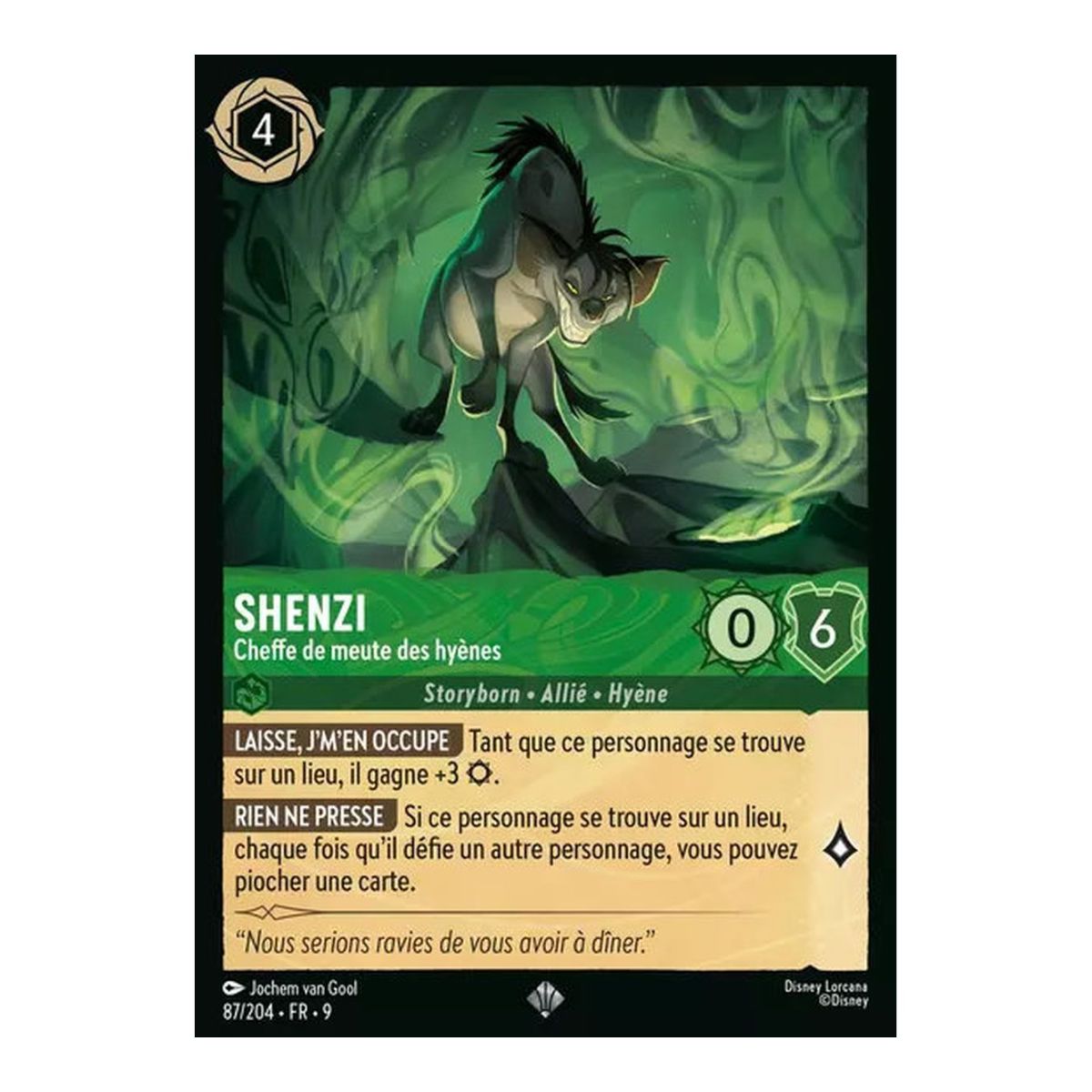 Shenzi, Hyena Pack Leader - 87/204 - FAB - Fabulous - Super Rare - French