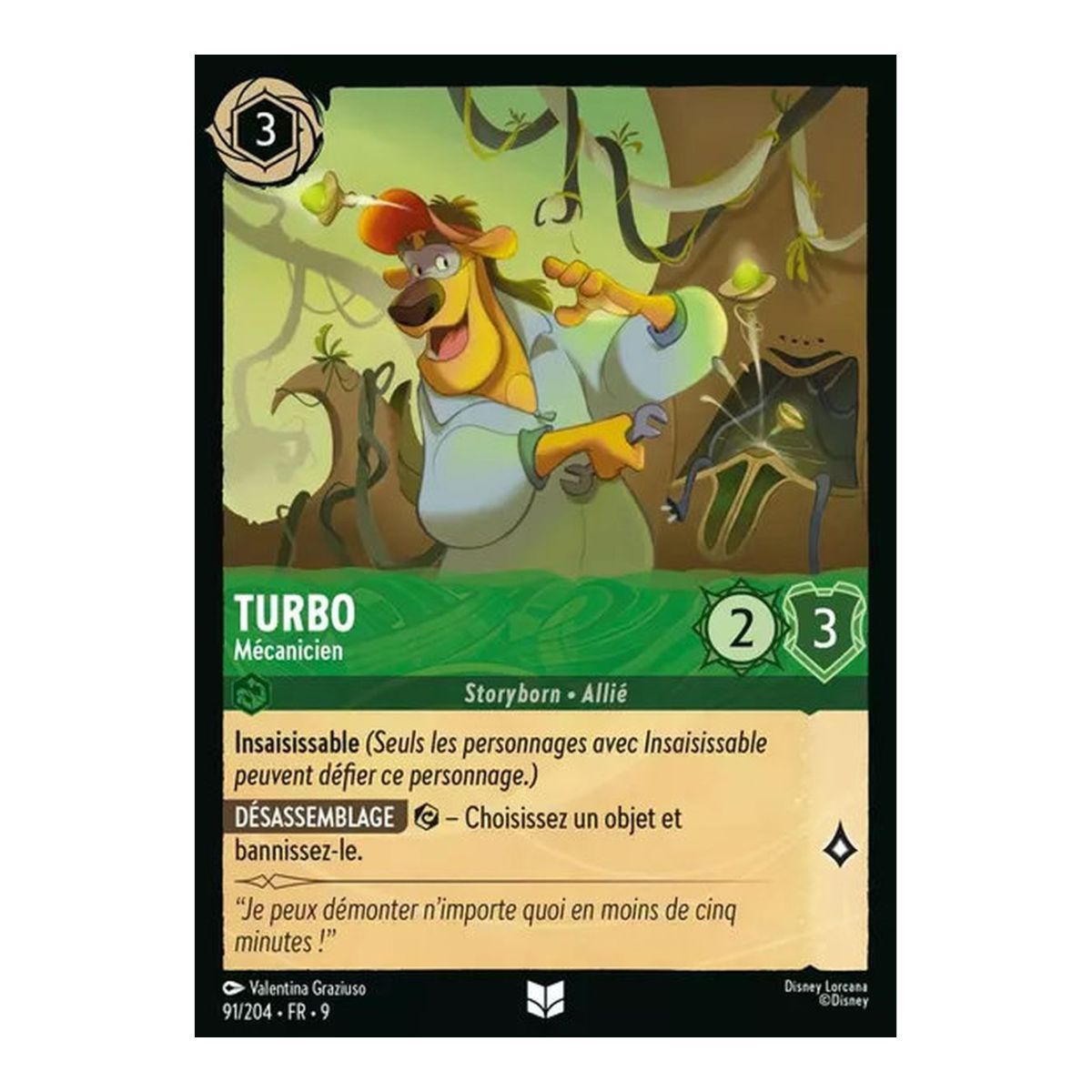 Turbo, Mechanic - 91/204 - FAB - Fabulous - Uncommon - French