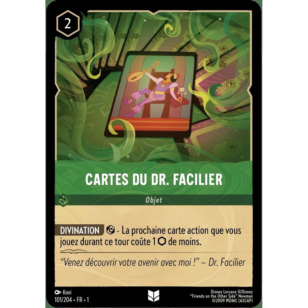 Item Dr. Facilier's Cards - 101/204 - FC - First Chapter - Uncommon - French