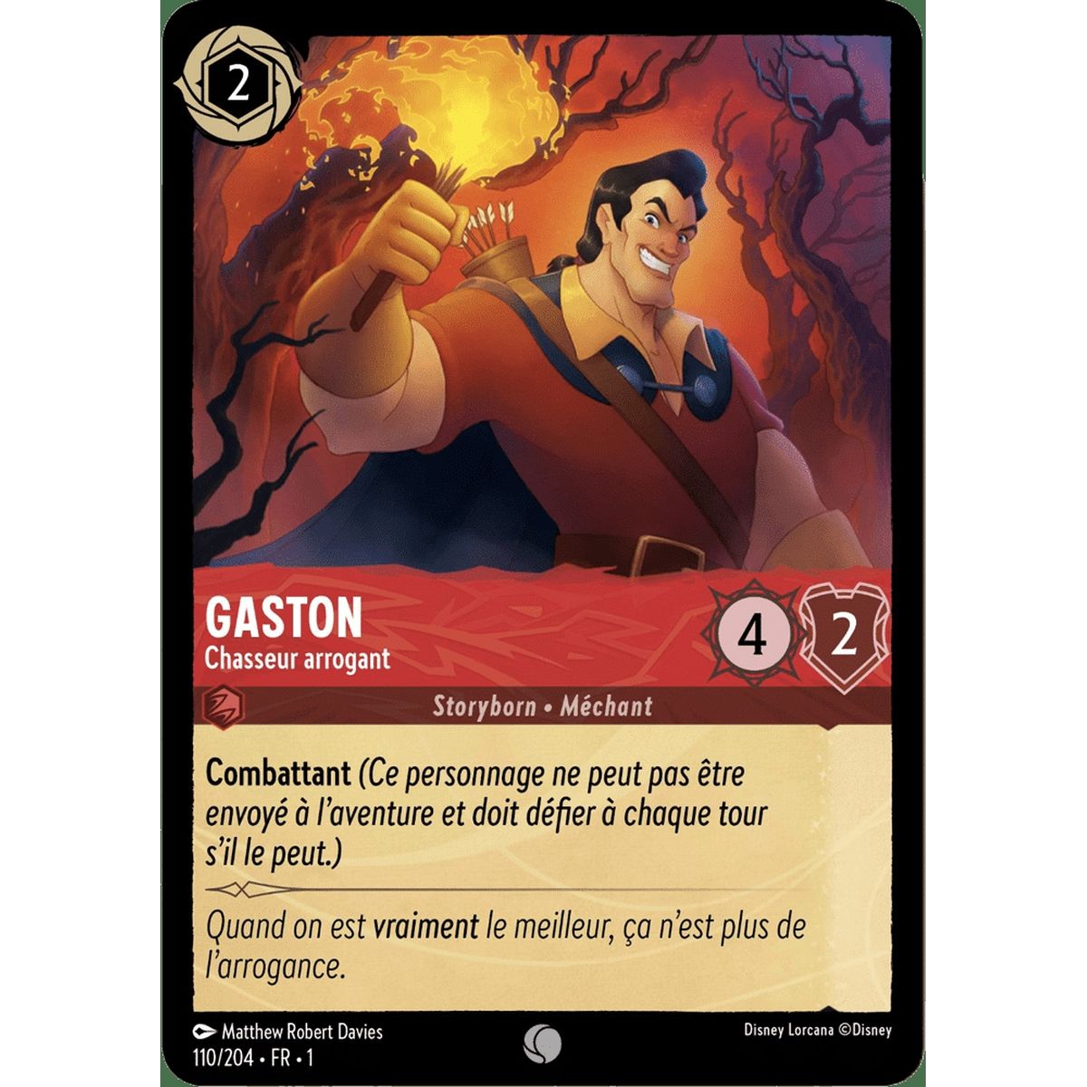 Gaston, Arrogant Hunter - 110/204 - FC - First Chapter - Brilliant - Premium - French