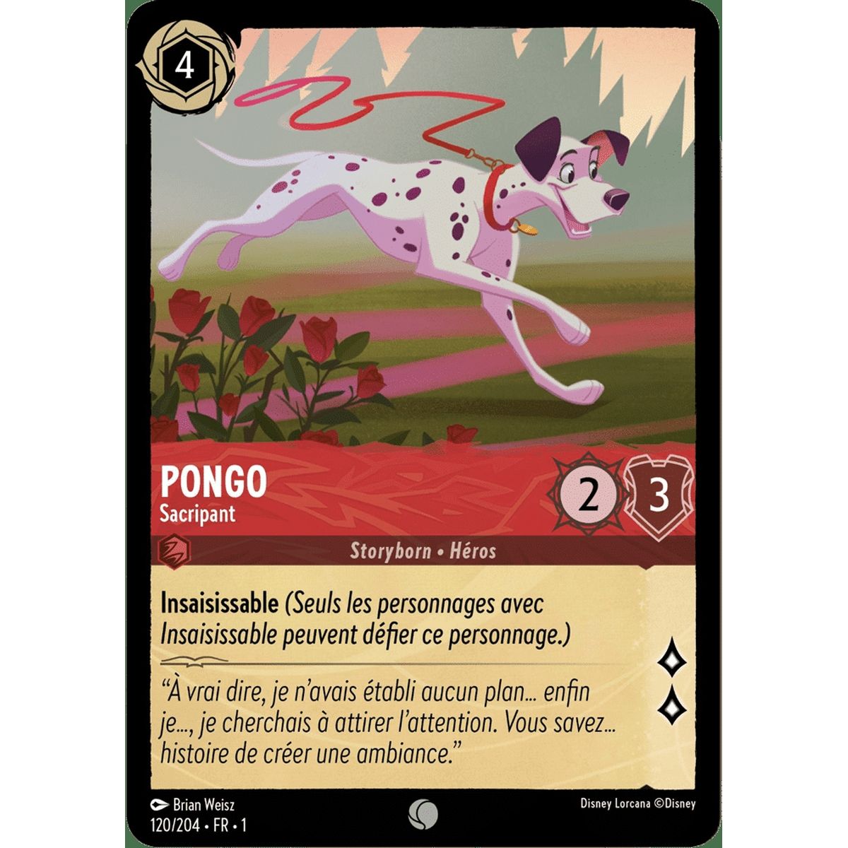 Pongo, Sacripant - 120/204 - FC - First Chapter - Brillante - Premium - French