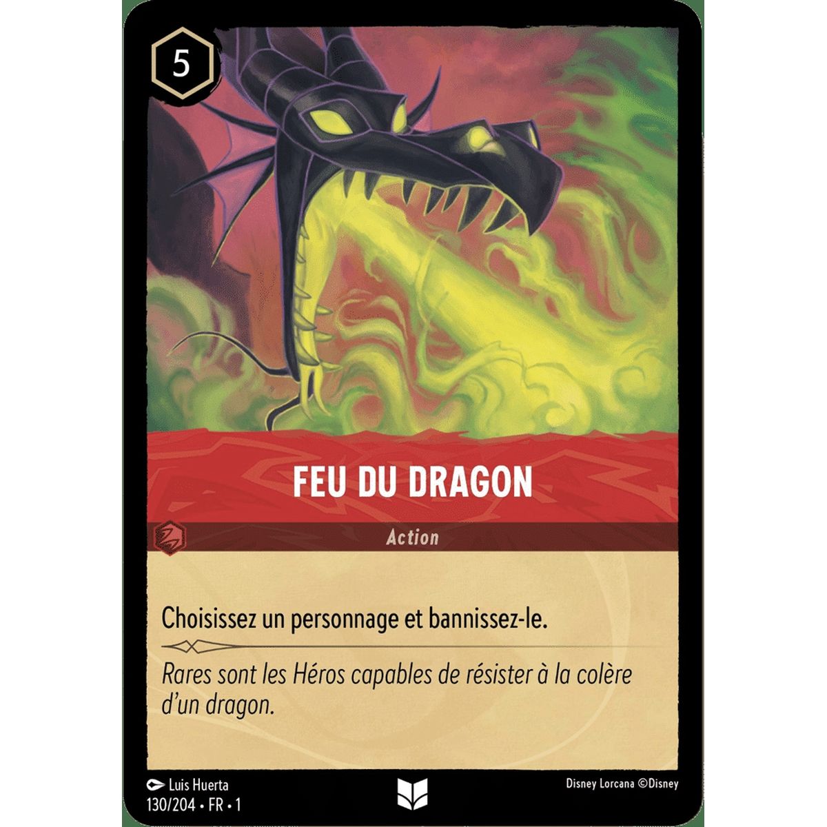 Item Dragonfire - 130/204 - FC - First Chapter - Uncommon - French