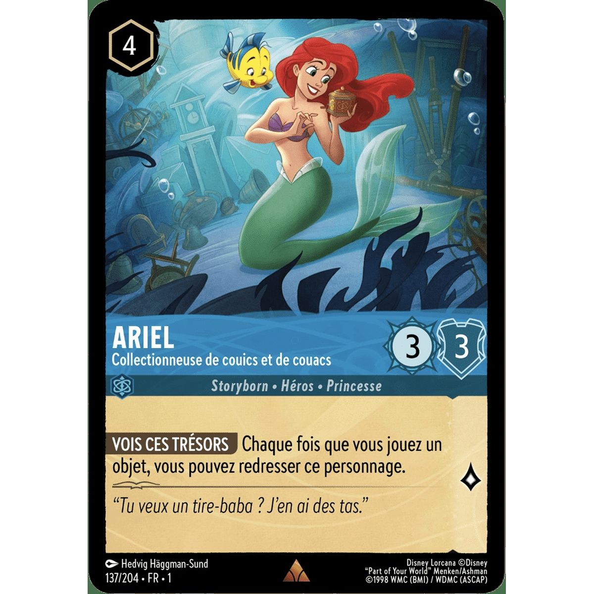 Ariel, Collector of squeaks and quacks - 137/204 - FC - First Chapter - Rare - French