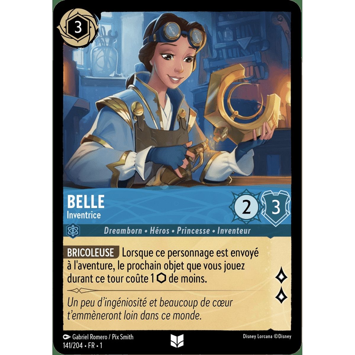 Belle, Inventor - 141/204 - FC - First Chapter - Uncommon - French