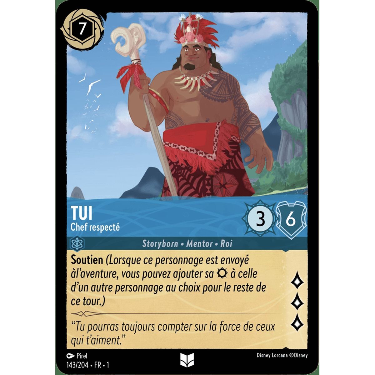 Tui, Respected Leader - 143/204 - FC - First Chapter - Brilliant - Premium - French