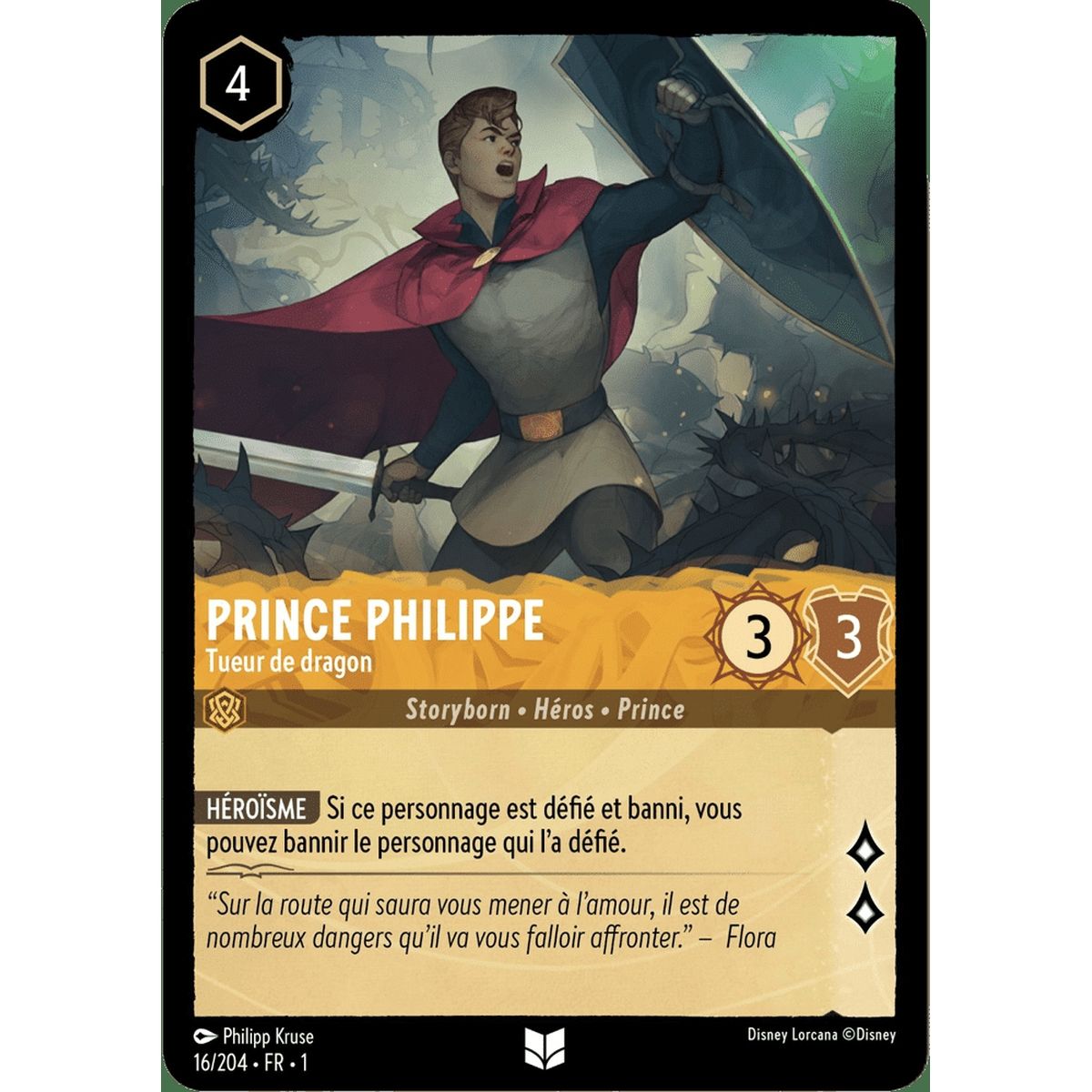 Prince Philippe, Dragon Slayer - 16/204 - FC - First Chapter - Brilliant - Premium - French