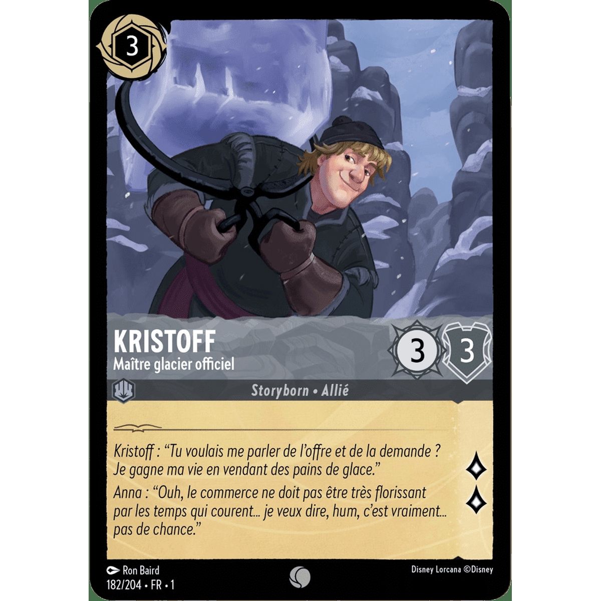 Kristoff, Official Glacier Master - 182/204 - FC - First Chapter - Brillante - Premium - French