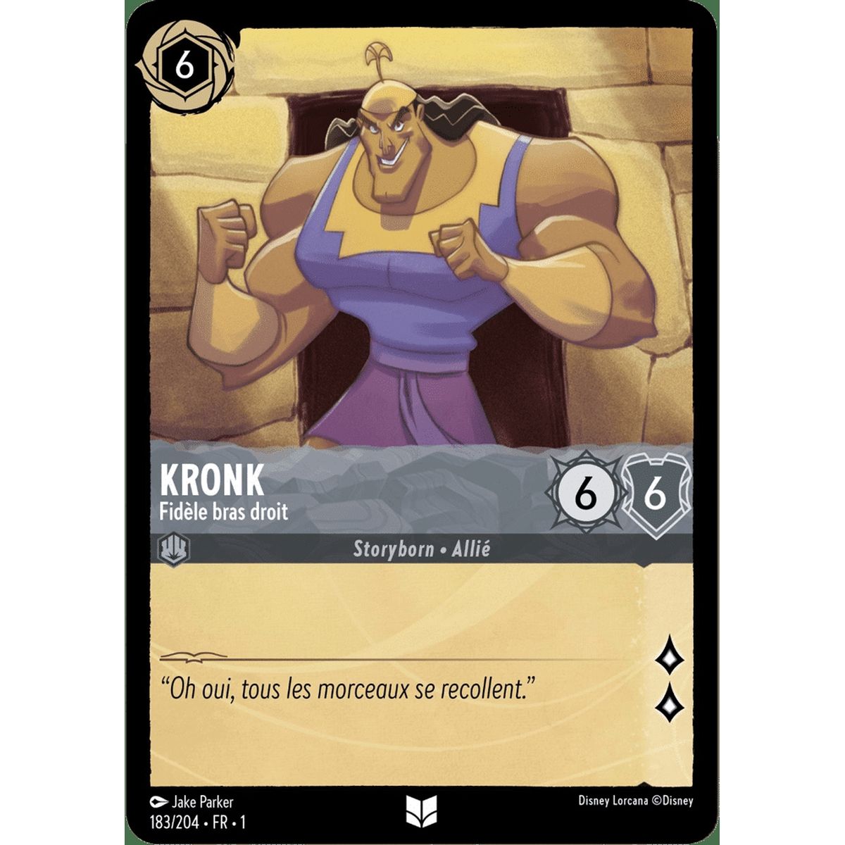 Kronk, Faithful Right Arm - 183/204 - FC - First Chapter - Uncommon - French