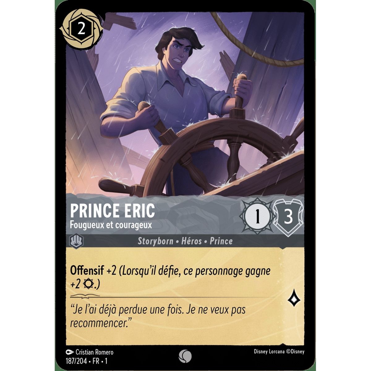 Prince Eric, Spirited and Courageous - 187/204 - FC - First Chapter - Brillante - Premium - French