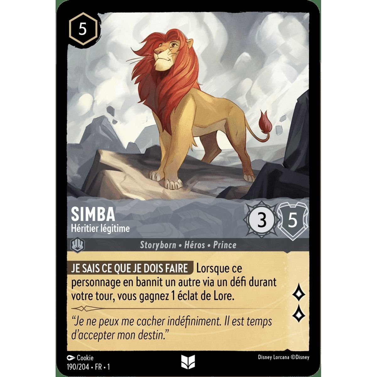 Simba, Rightful Heir - 190/204 - FC - First Chapter - Brilliant - Premium - French