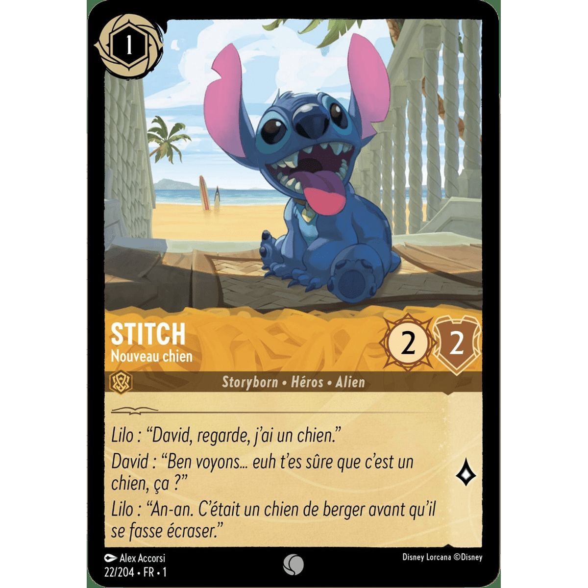 Stitch, New dog - 22/204 - FC - First Chapter - Commune - French