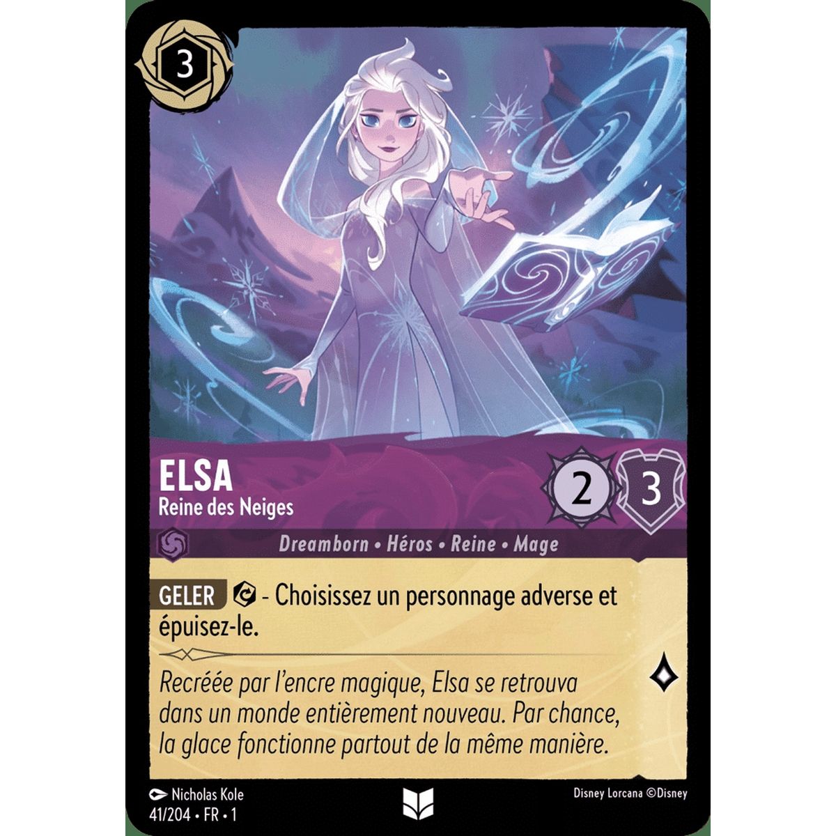 Elsa, Frozen - 41/204 - FC - First Chapter - Brilliant - Premium - French