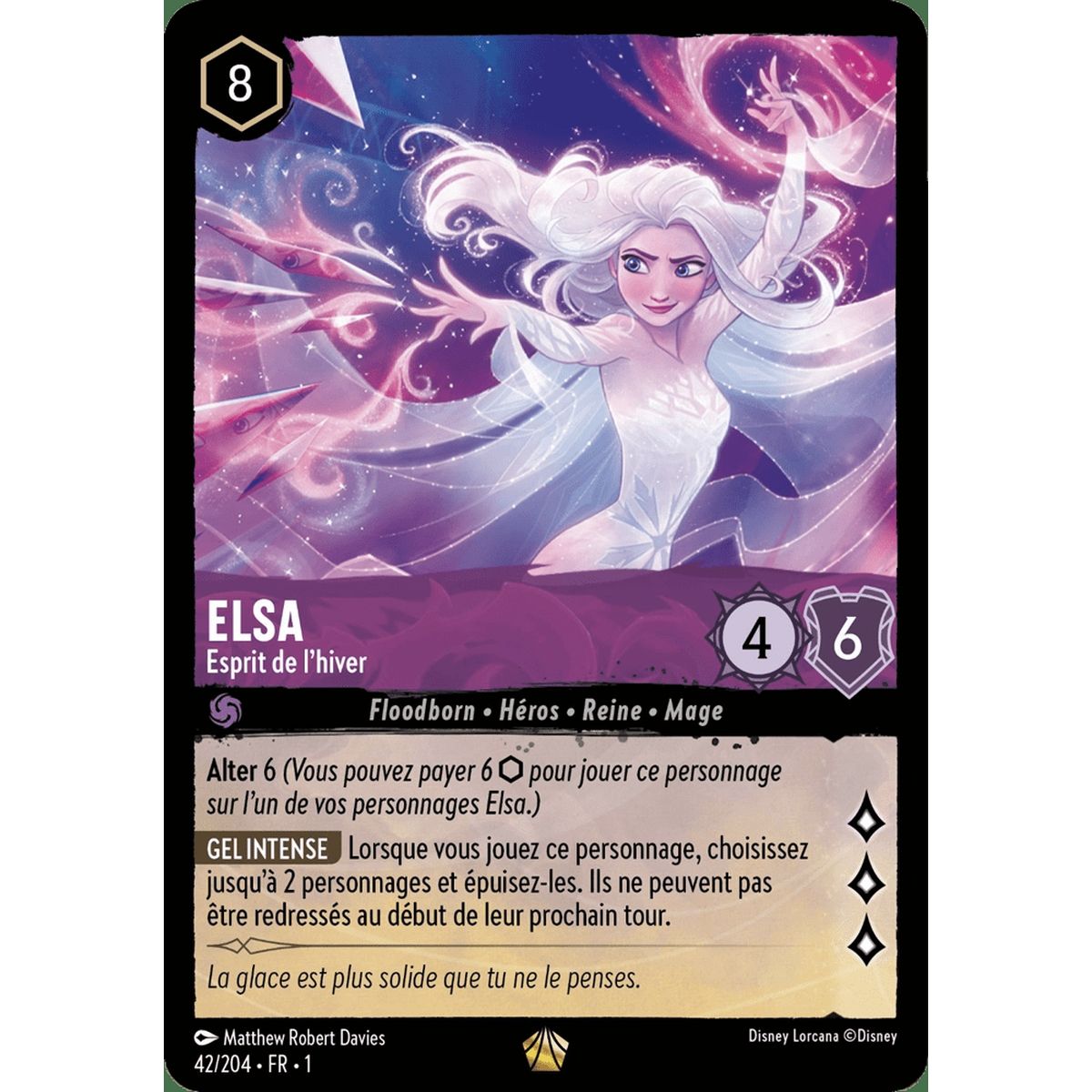 Item Elsa, Spirit of Winter - 42/204 - FC - First Chapter - Legendary - French