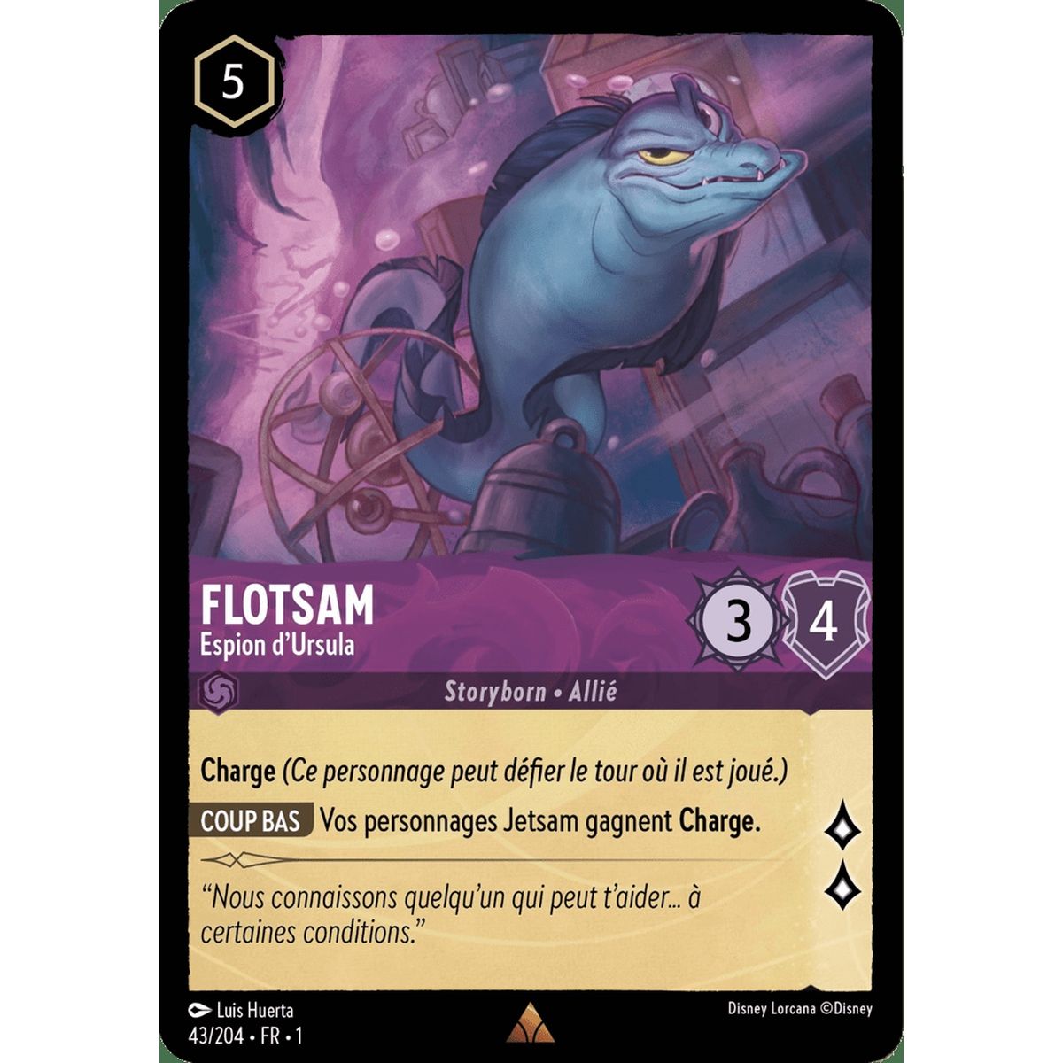 Flotsam, Ursula's Spy - 43/204 - FC - First Chapter - Rare - French