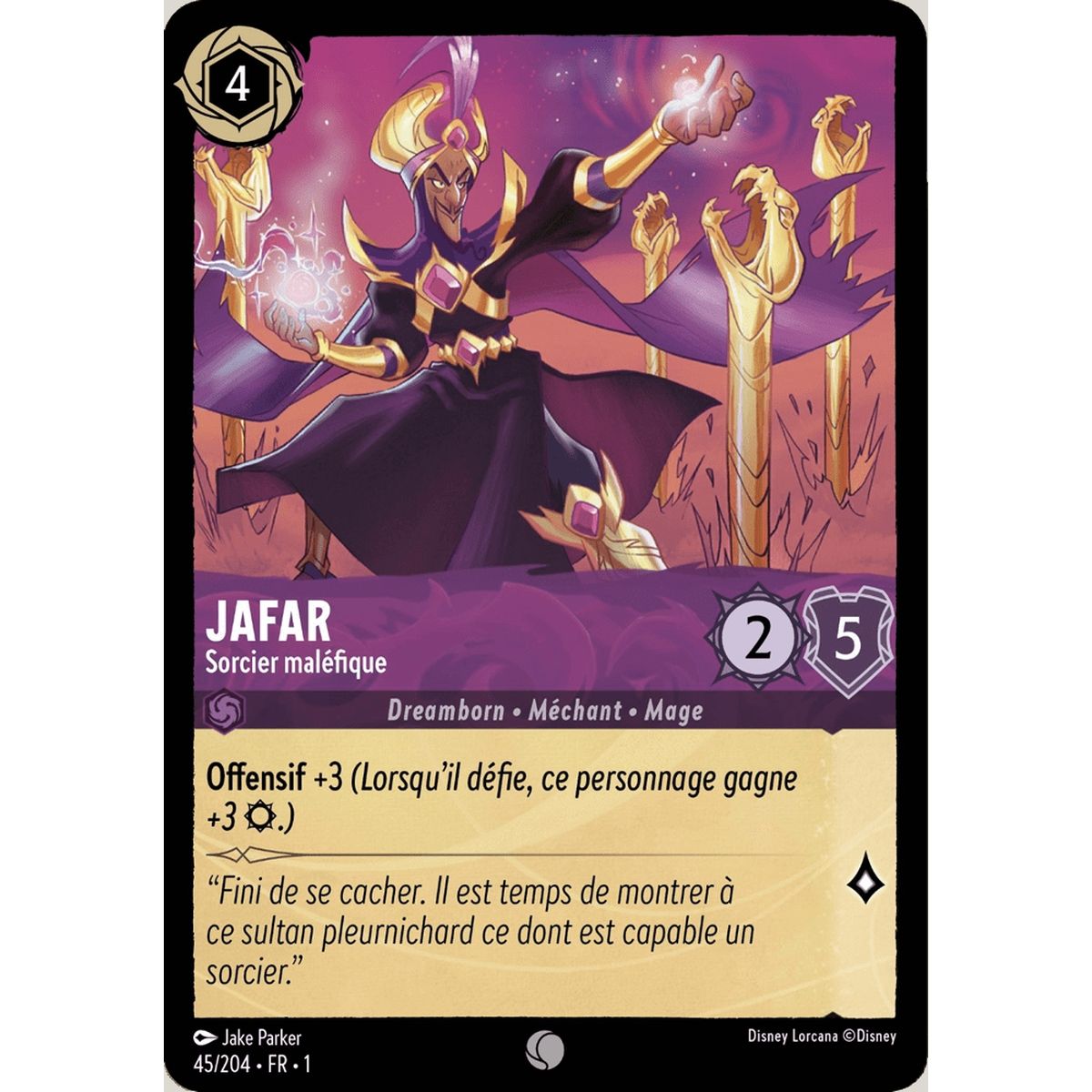 Jafar, Evil Sorcerer - 45/204 - FC - First Chapter - Brilliant - Premium - French