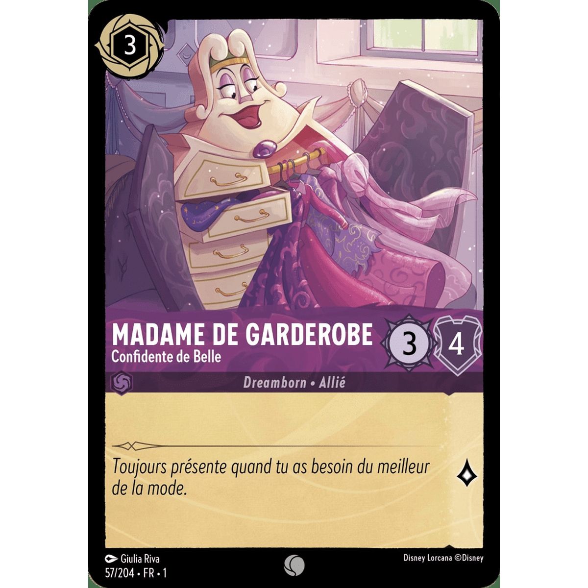 Item Madame de Garderobe, Confidante of Belle - 57/204 - FC - First Chapter - Commune - French