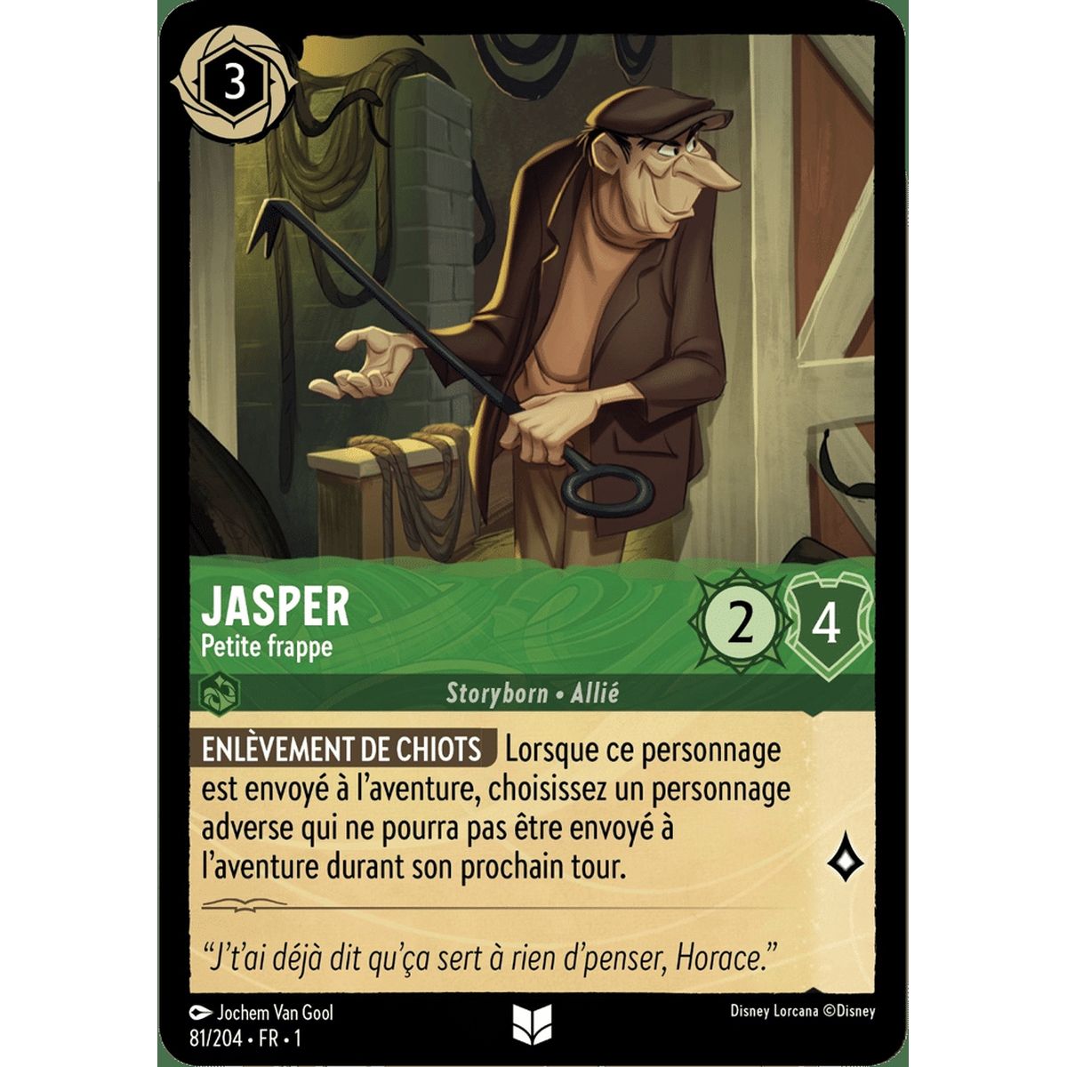 Jasper, Small Strike - 81/204 - FC - First Chapter - Uncommon - French