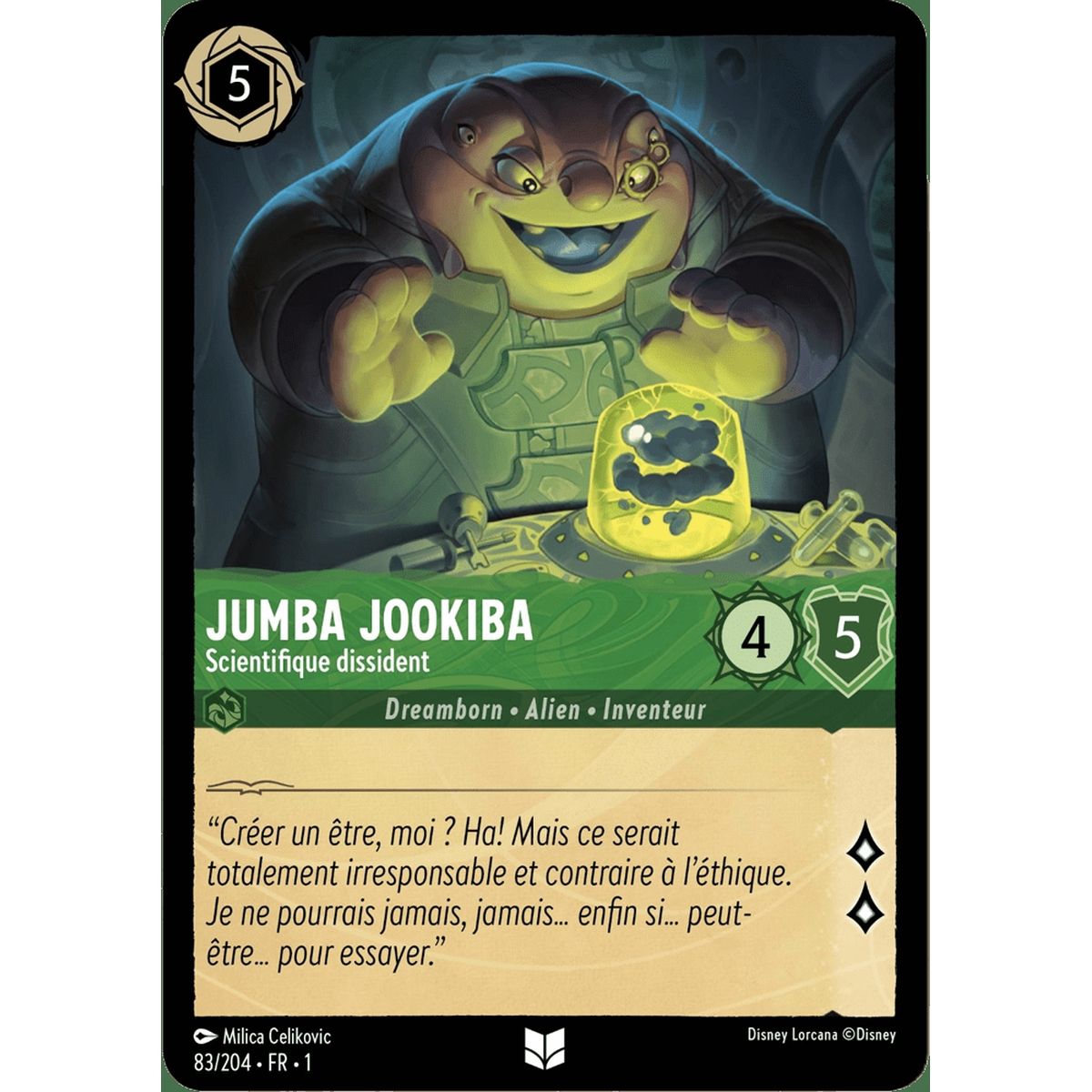 Item Jumba Jookiba, Dissident Scientist - 83/204 - FC - First Chapter - Uncommon - French