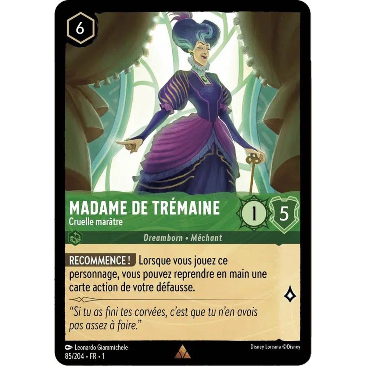 Item Madame de Trémaine, Cruel stepmother - 85/204 - FC - First Chapter - Rare - French