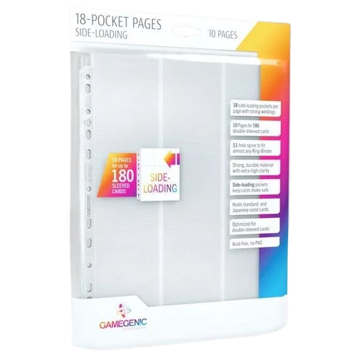 Gamegenic : 10 Pages 18 Pocket Sideloading Blanc