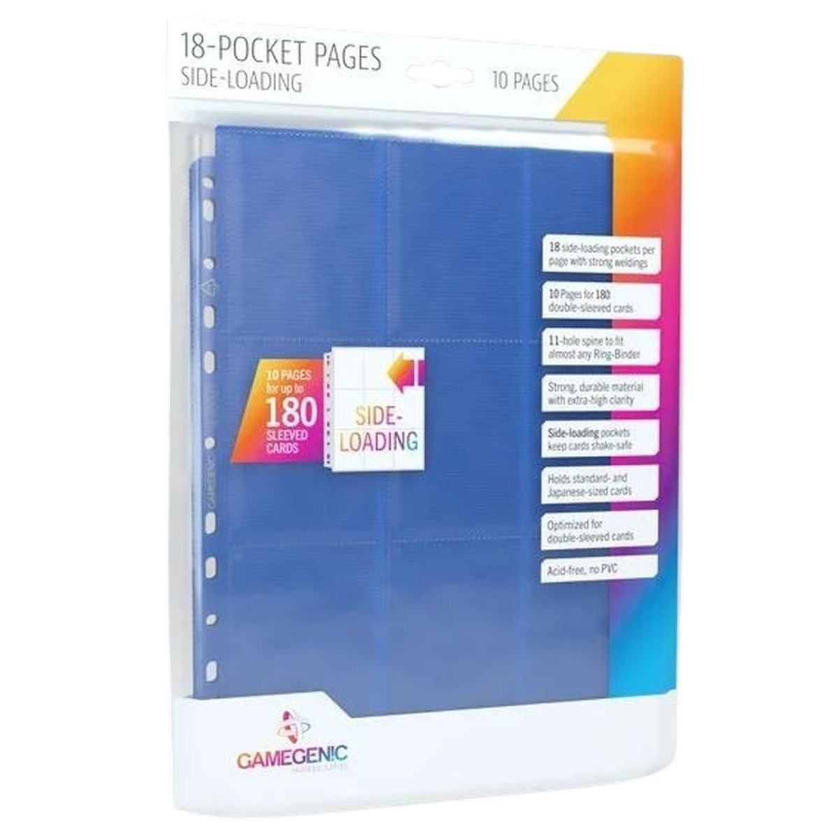 Item Gamegenic: 10 Pages 18 Pocket Sideloading Blue