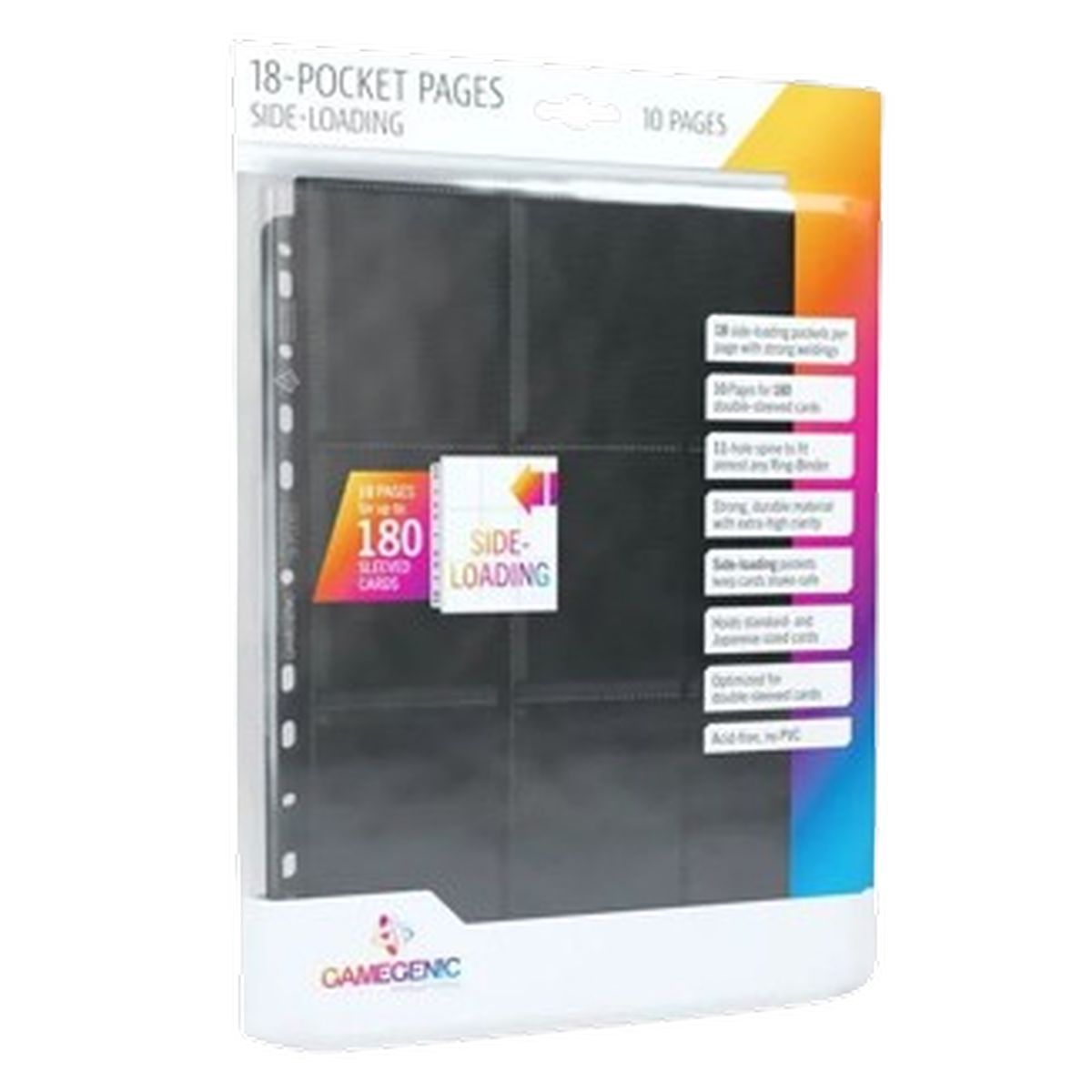 Item Gamegenic: 10 Pages 18 Pocket Sideloading Black