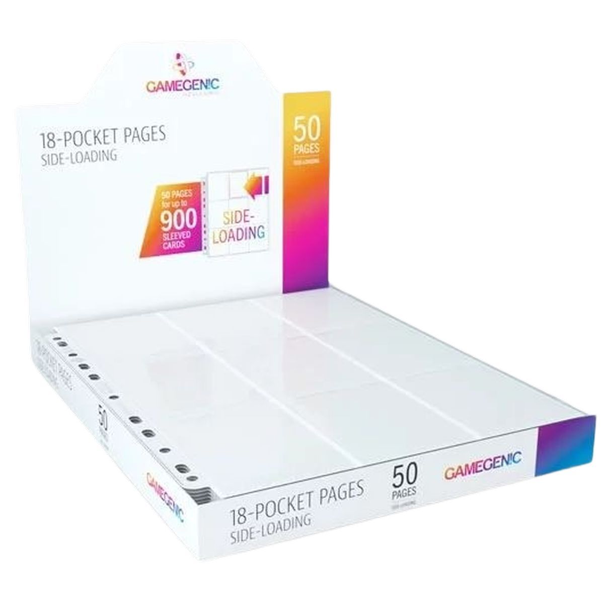 Gamegenic: 50 Pages 18 Pocket Sideloading White