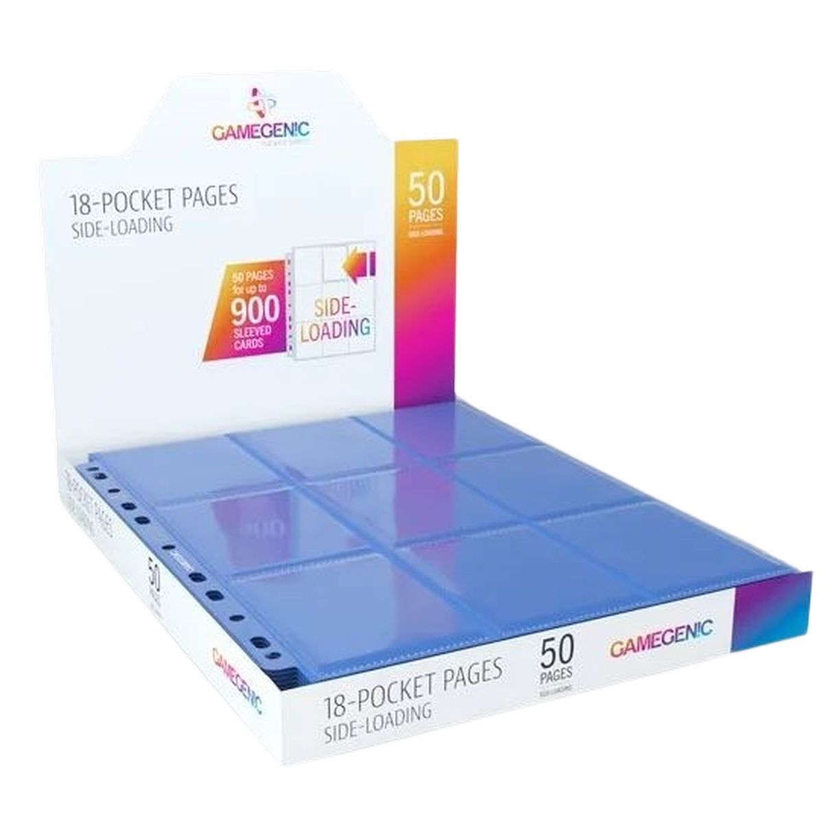 Gamegenic: 50 Pages 18 Pocket Sideloading Blue