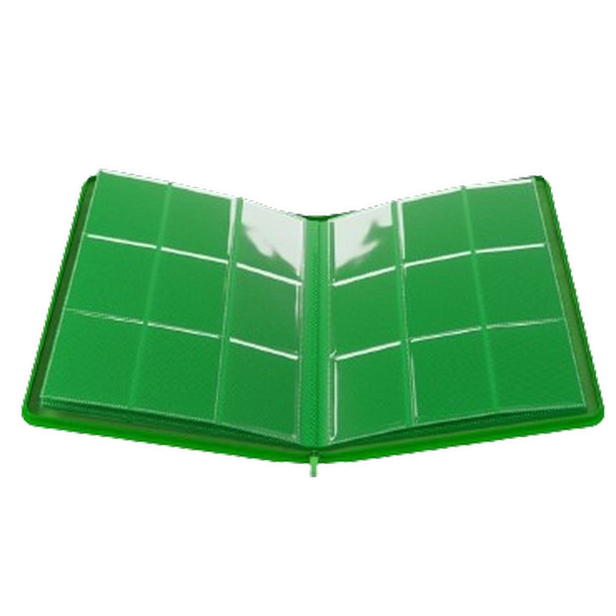 Gamegenic - Zip Album - 18-Pocket Green - 360 Slots