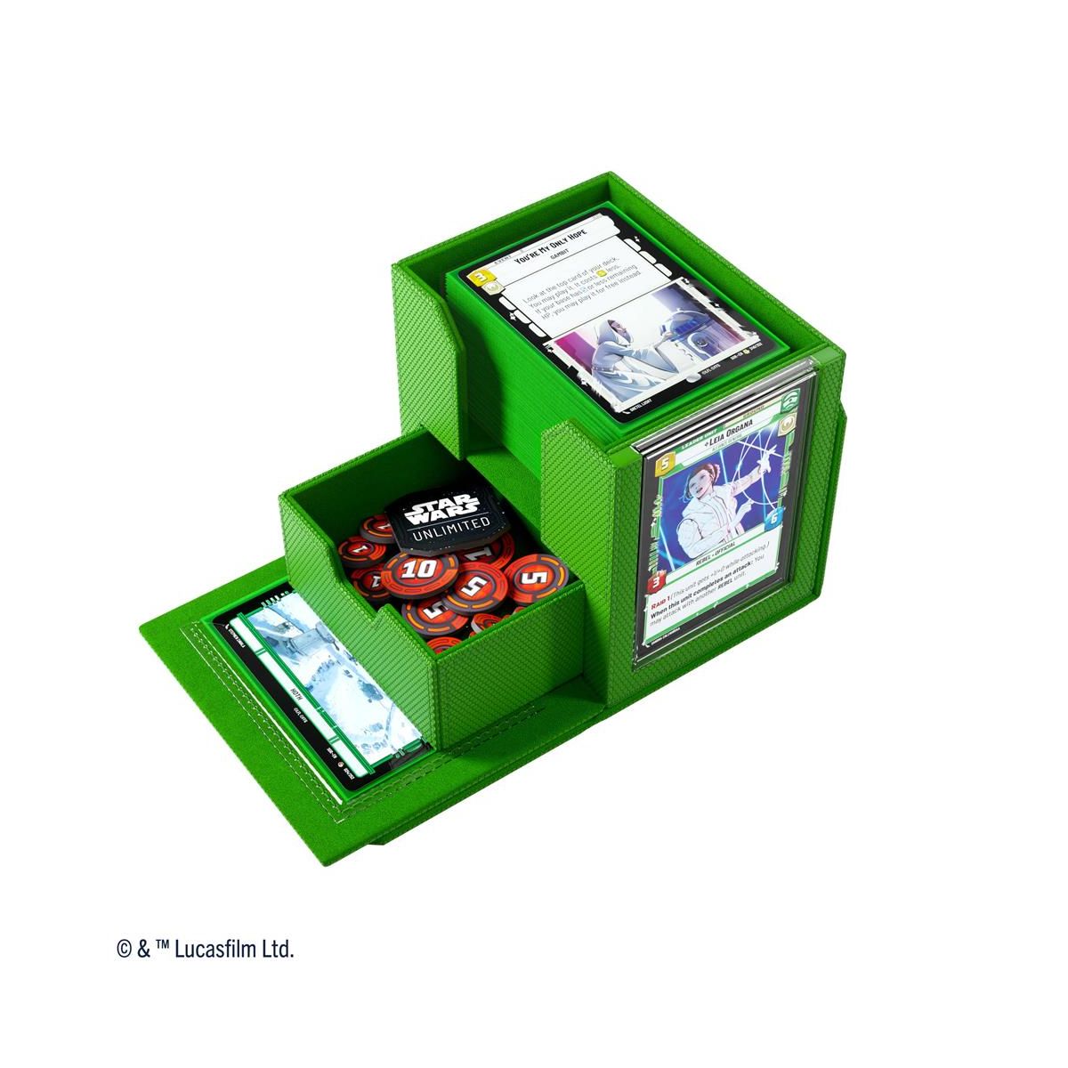 Gamegenic - Deck Box - Deck Pod - Star Wars: Unlimited - Green