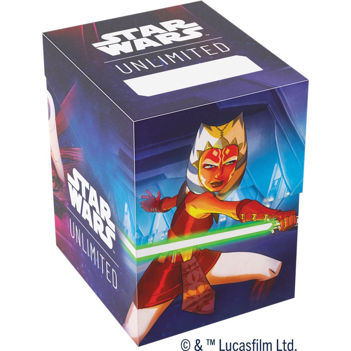 Gamegenic - Deck Box - Soft Crate - Star Wars: Unlimited - Ahsoka/Grievous