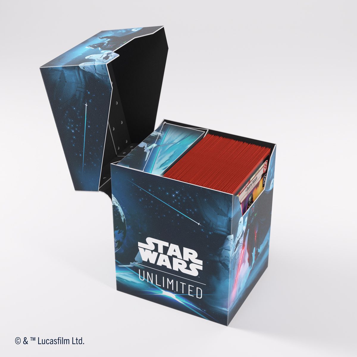 Gamegenic - Deck Box - Soft Crate - Star Wars: Unlimited - Darth Vader