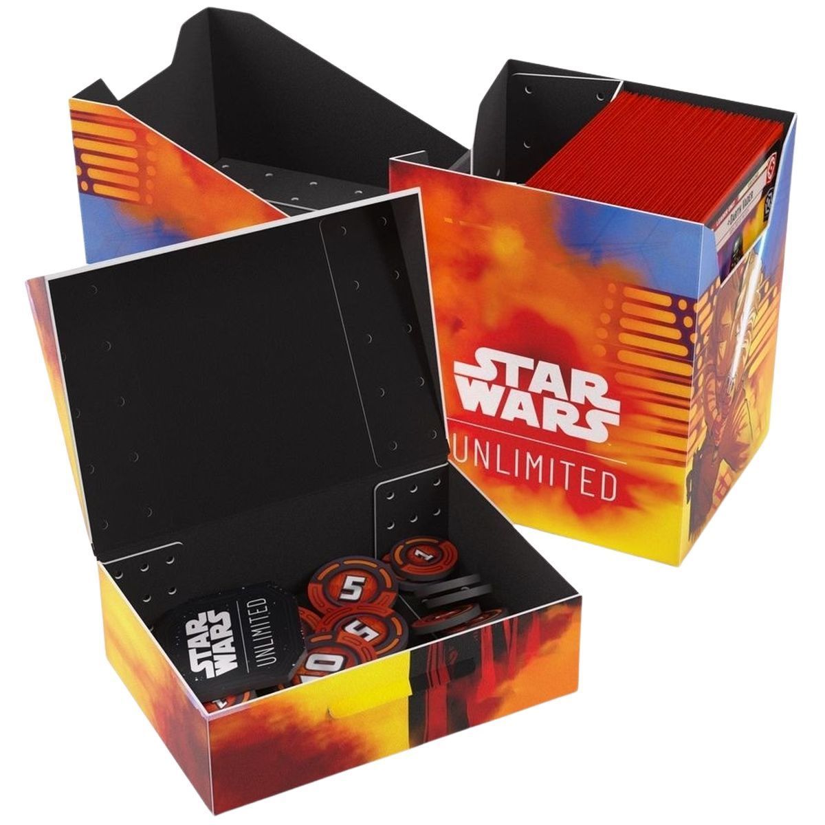 Gamegenic - Deck Box - Deck Pod - Star Wars: Unlimited - White / Black