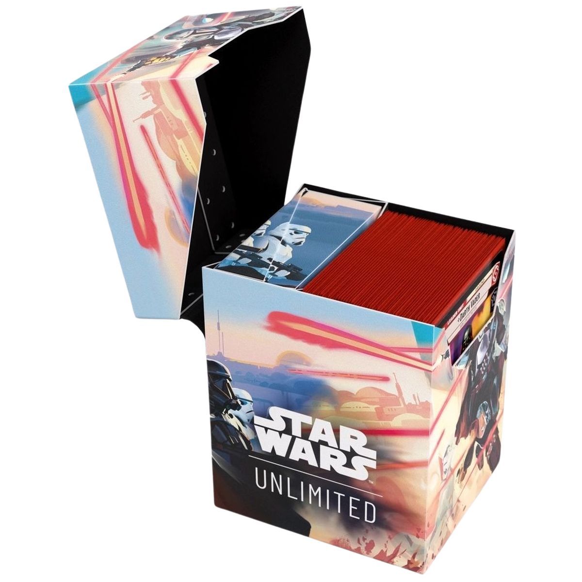 Gamegenic - Deck Box - Soft Crate - Star Wars: Unlimited - Mandalorian/Moff Gideon