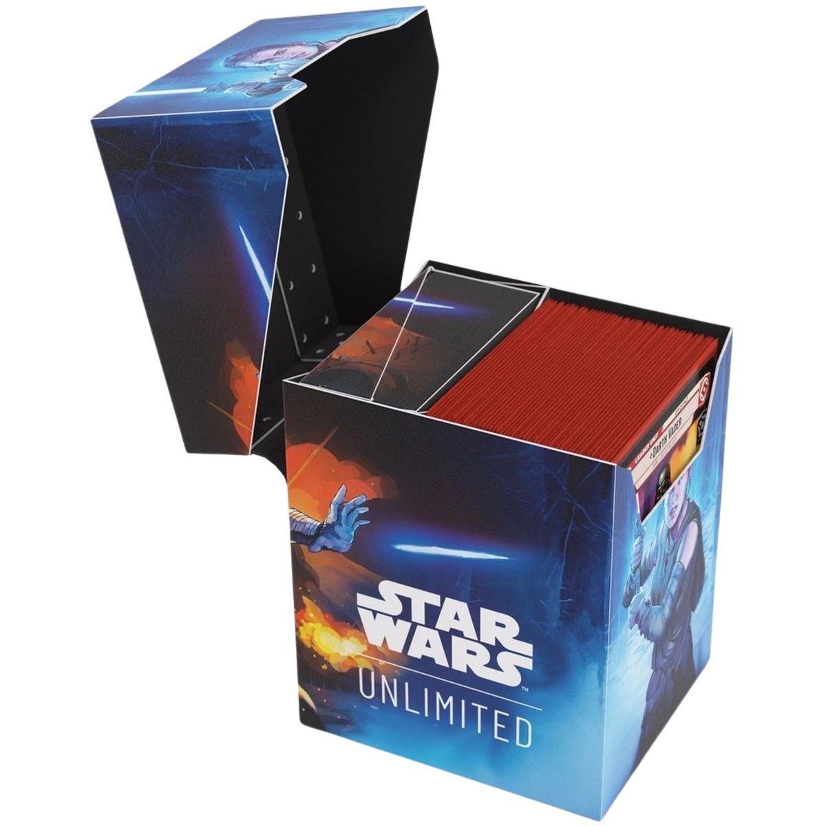 Gamegenic - Deck Box - Soft Crate - Star Wars: Unlimited - Rey/Kylo Ren