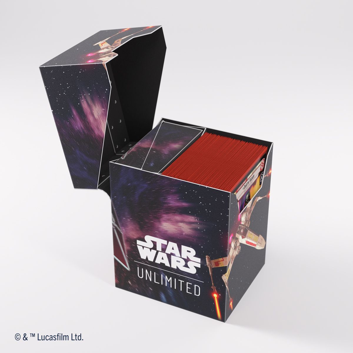 Gamegenic - Deck Box - Soft Crate - Star Wars: Unlimited - X-Wing / TIE Fighter