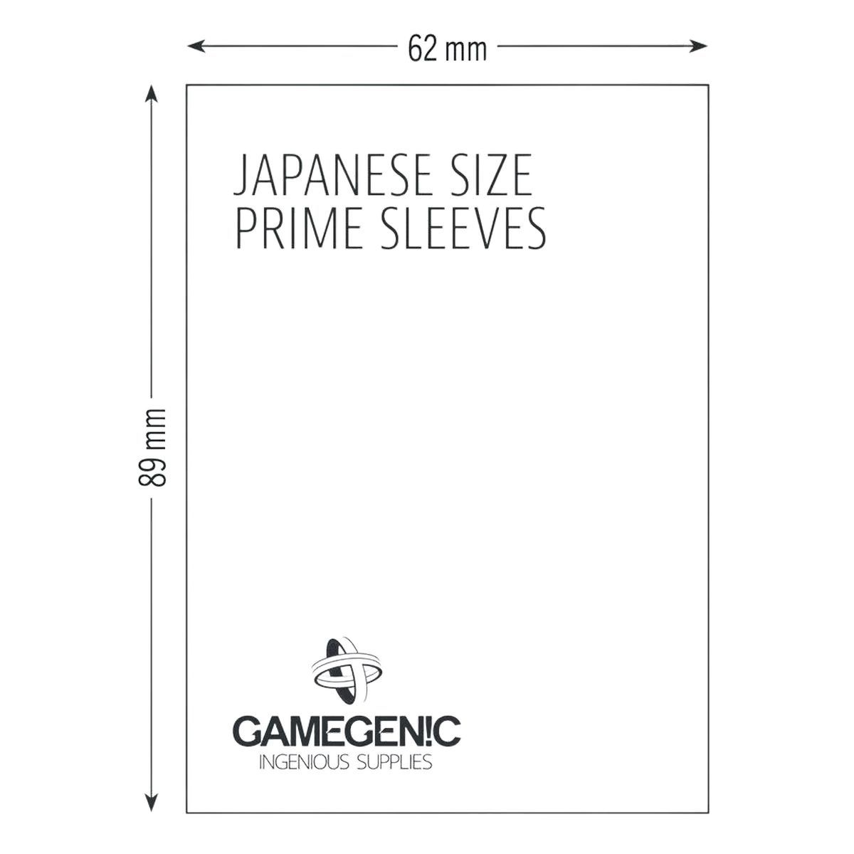 Gamegenic - Japanese Size - 60 Prime Sleeves Blue - 62x89 Small (60)