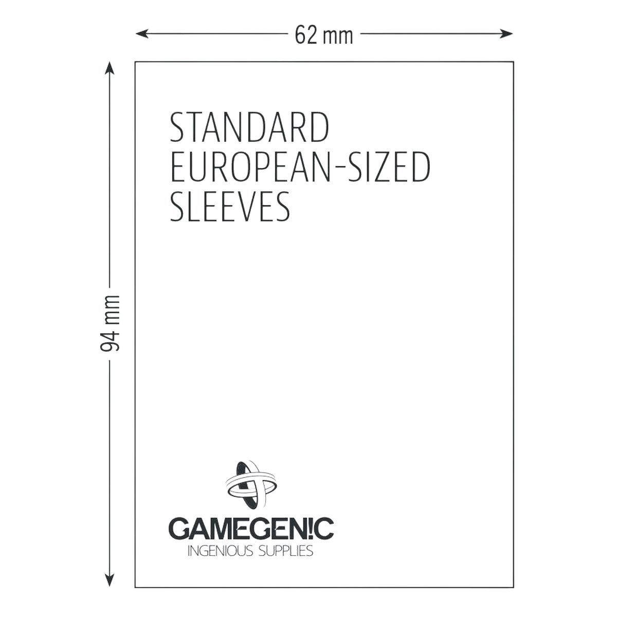 Gamegenic - Card Sleeves - Soft Sleeves - Flexible (100)