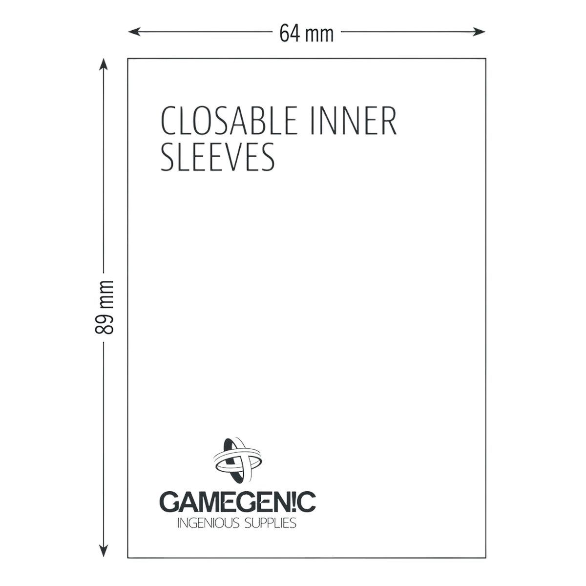 Gamegenic - Card Sleeves - Standard - Closable Inner Sleeves (100)