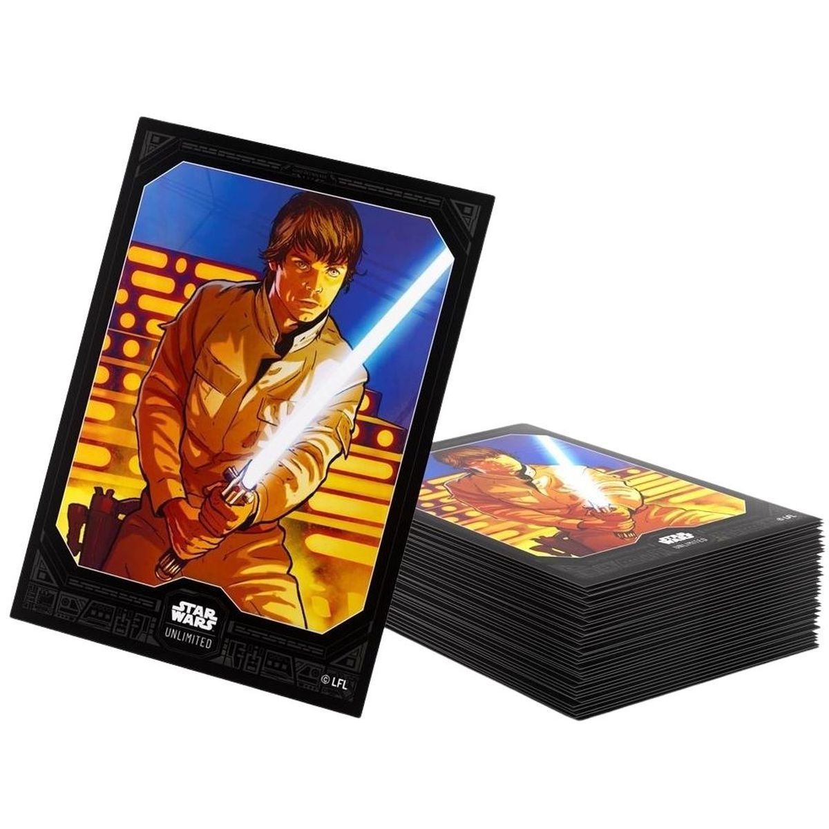 Gamegenic - Card Sleeves - Standard - Double Sleeves Pack - Star Wars: Unlimited - Luke - FR