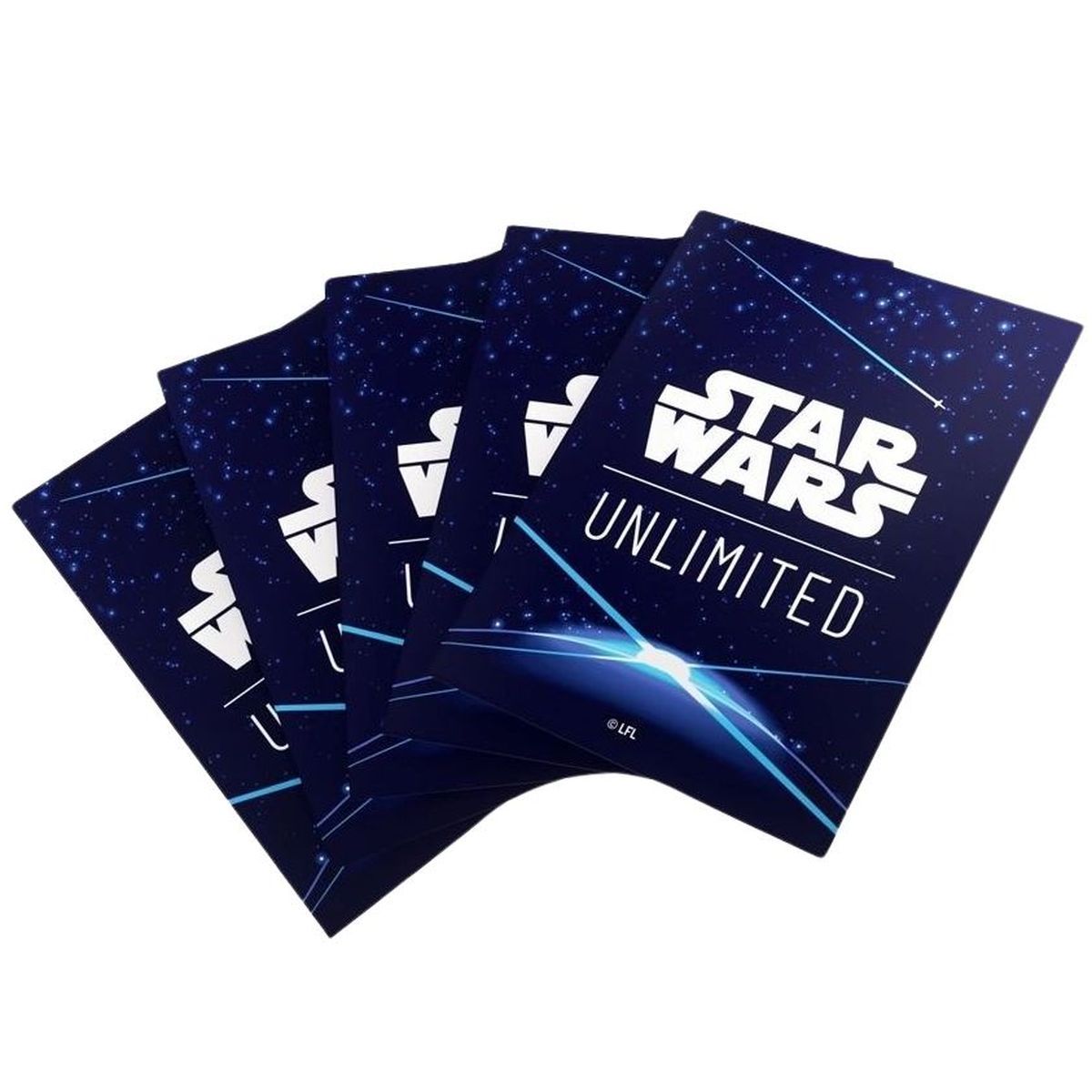 Gamegenic - Card Sleeves - Standard - Double Sleeves Pack - Star Wars: Unlimited - Space Blue - FR