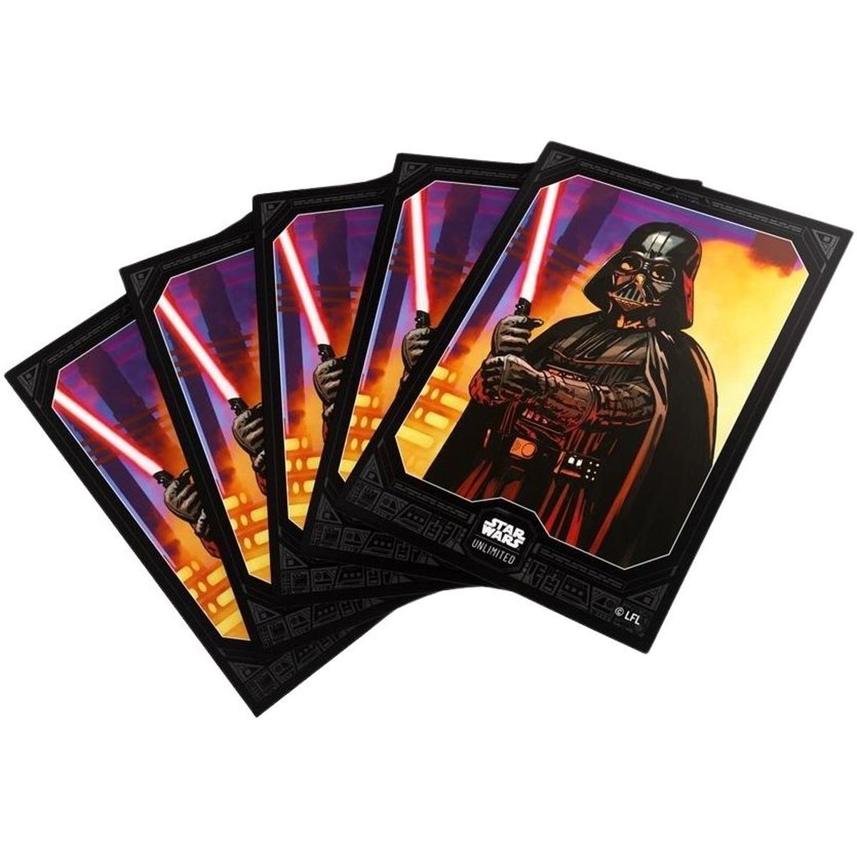 Gamegenic - Card Sleeves - Standard - Double Sleeves Pack - Star Wars: Unlimited - Vader - FR