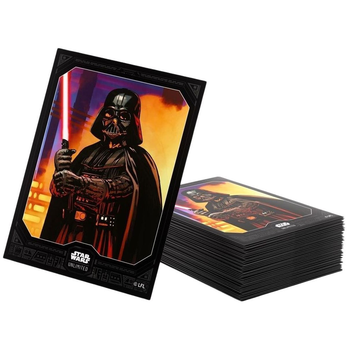 Gamegenic - Card Sleeves - Standard - Double Sleeves Pack - Star Wars: Unlimited - Vader - FR